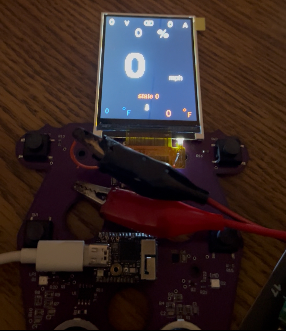 Dashboard program running outside of the steering wheel